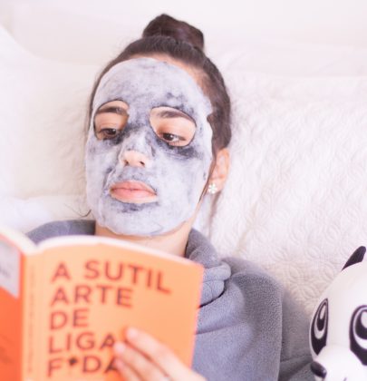 Máscara Facial Purederm Negra com Espuma O2 Vulcânica